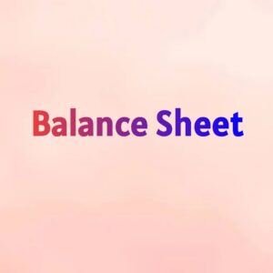 Balance Sheet