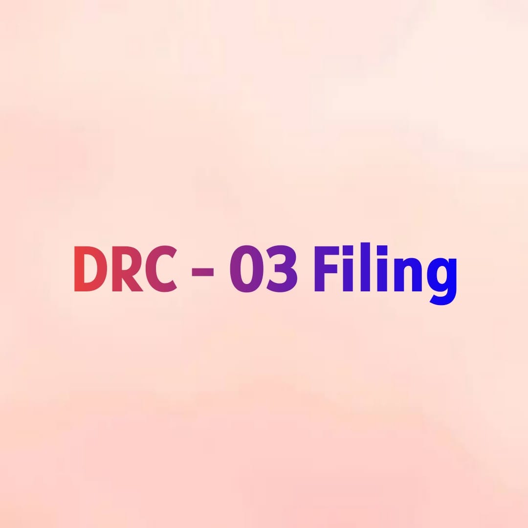 DRC-03 Filing