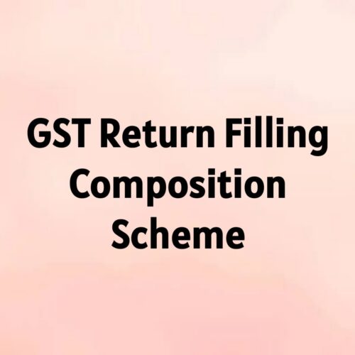 GST Return Filing Composition Scheme